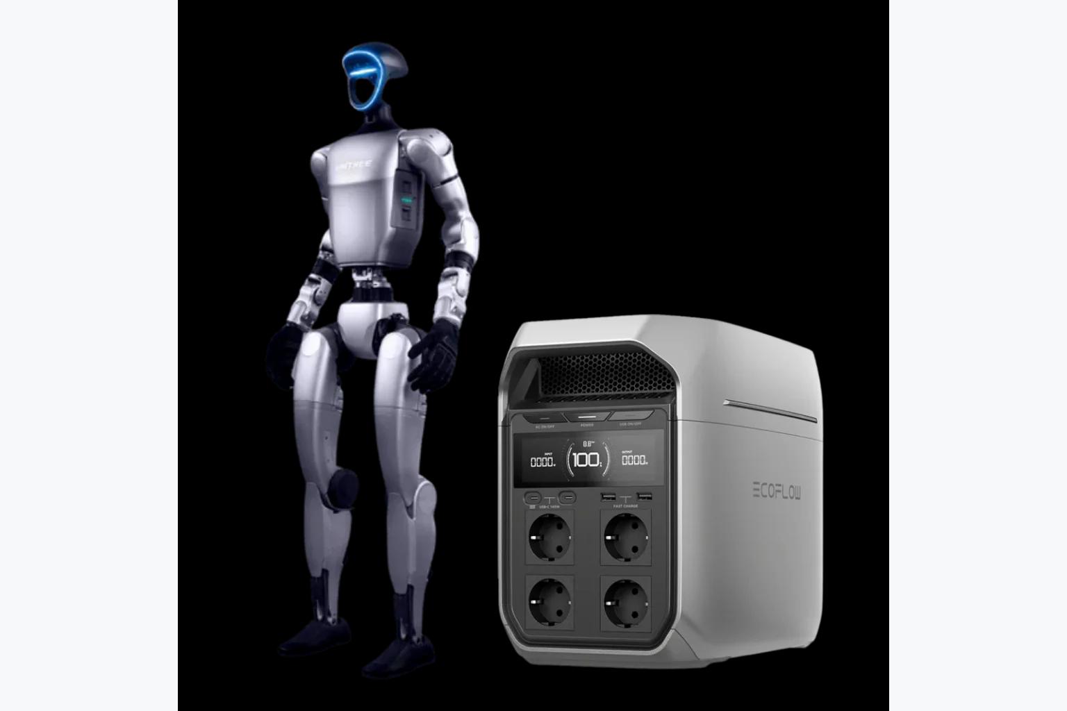 Unitree G1 Basic | Ultra-Power Bundle (Inklusive EcoFlow Delta 3 Ultra Plus Powerstation)